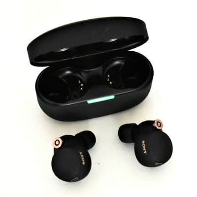 Sony WF-1000XM4 True Wireless Noise-Cancelling Headphones - Black image 1