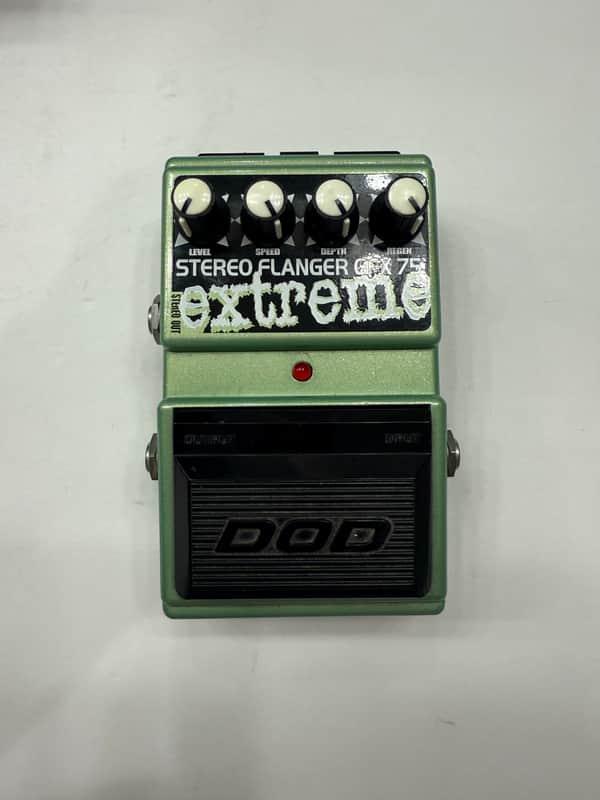 DOD Digitech GFX75 Extreme Stereo Analog Flanger Guitar Effect Pedal image 1