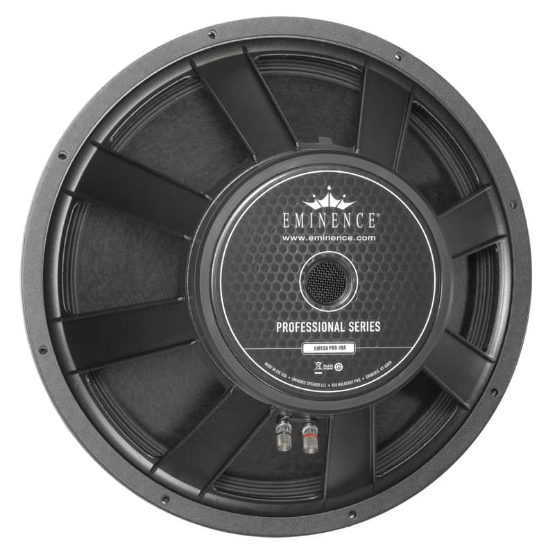 Eminence Omega Pro-18A Professional 18" 800w 8 Ohm Replacement Speaker Black image 1