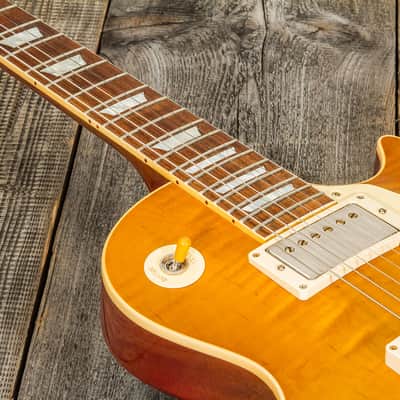 Gibson CUSTOM SHOP LES PAUL STANDARD BURSTDRIVER 2H HT RW #871130 - VOS AMBER ALE image 2