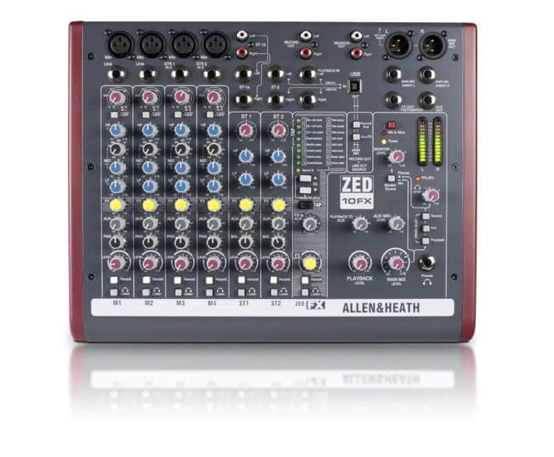 Allen & Heath ZED-10FX Multipurpose Mixer for Live Sound and Recording ( IN STOCK ) image 1