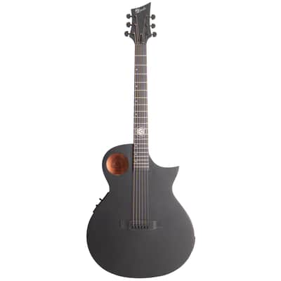 Lindo Neptune V3 Electro Acoustic Guitar with Sapele Back and Sides / Mahogany Neck / Spruce Top / Luminlay Side Dots / Planet Core 12th Fret Inlay - Matte Black (Nylon Strings) image 3