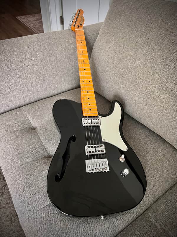 Xaviere GFS Pro 842 Thinline Telecaster 2023 - Black | Reverb