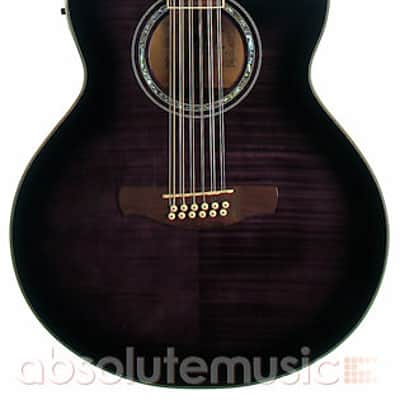 Ibanez AEL2012E-TKS 12 String Electro Acoustic Guitar, Transparent