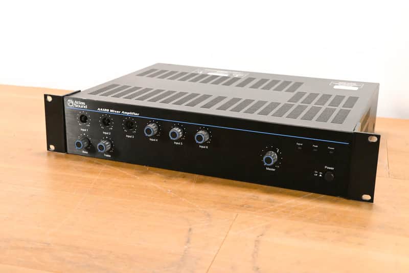 Atlas Sound AA120 6-Channel 120W Mixer Amplifier CG01Y07 image 1