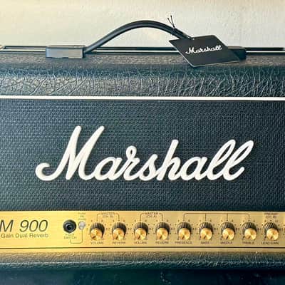 Marshall JCM 900 Model 4100 Hi Gain Dual Reverb 2-Channel 100-Watt Guitar Amp Head 1990 - 1999 - Black image 1