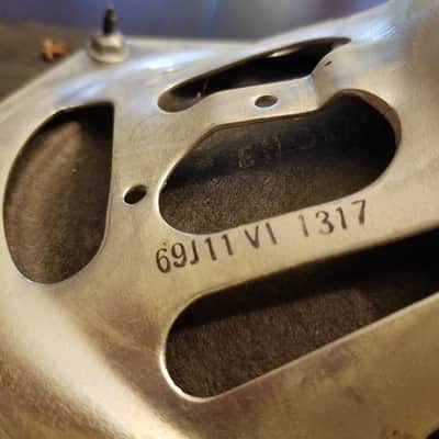 Jensen 69J11 V1 317-2 6 X 9 Vintage Speaker AlNiCo 8 Ohm 11 Watt guitar 1960 - 1962 - Silver image 3