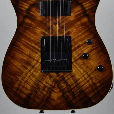 Schecter PT Koa Top Vintage Burst USA Custom Shop Electric Guitar image 2