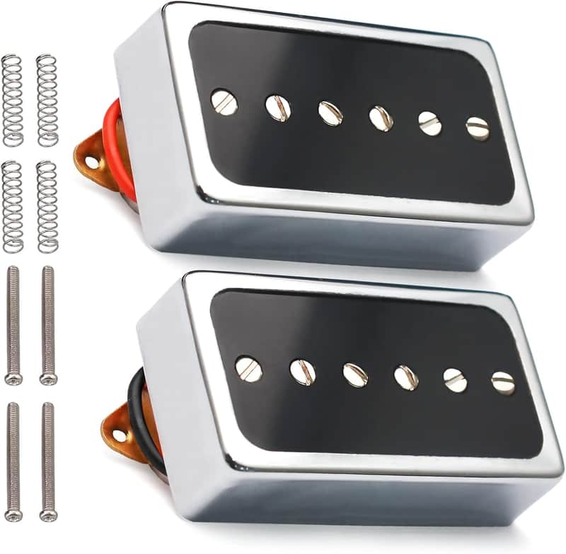 Electric Guitar Pickups Bridge and Neck Set for Les Paul P90 Style Humbucker Size Electric Guitar image 1