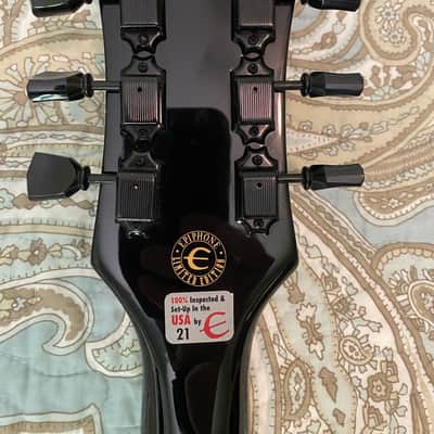 Epiphone Les Paul Standard 1997 - Transparent Black Flame image 15