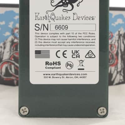 EarthQuaker Devices Arrows Preamp Booster V2 2025 Green Sparkle / White Print image 6