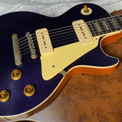 NEW! Gibson Custom Shop Murphy Lab '56 Les Paul Dark Purple SPARKLE Top Reissue - Ultra Light Aged - 8.8 lbs - Authorized Dealer - G05466 image 4