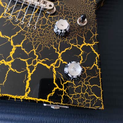 2007 ESP EX Explorer Yellow Crackle Custom Order - ESP Takada Factory / ESP Custom Shop - JAPAN MIJ image 6