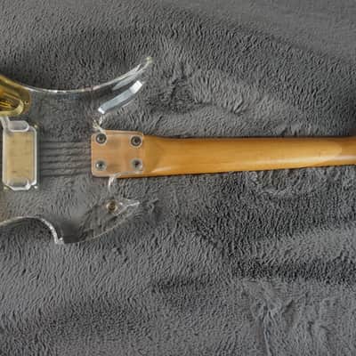 Fernandes Crystal Jr With Built In Amp Mockingbird Rare! Clear image 11