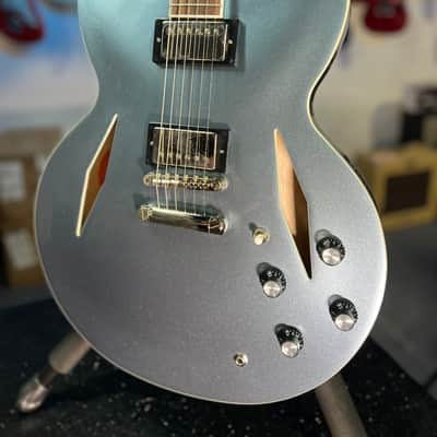 Epiphone Dave Grohl DG 335 Semi-hollowbody Electric Guitar - Pelham Blue FREE PLEK! 199 image 5