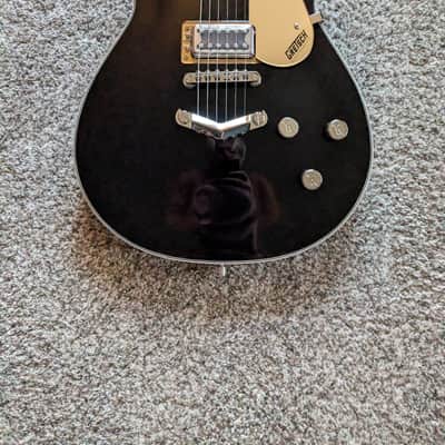 Gretsch G5222 Electromatic Double Jet BT with V-Stoptail 2022 - Present - Black image 2