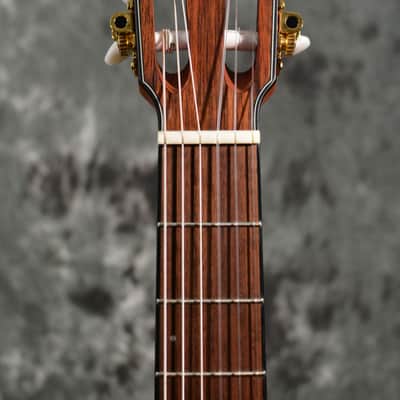 Ibanez FRH10N Thinline Classical Acoustic Nylon Acoustic Electric Indigo Blue Metallic Flat w/ FREE Same Day Shipping image 2