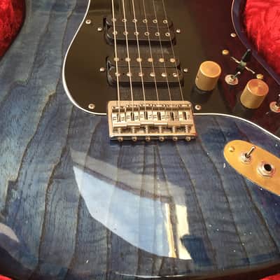 Warmoth Andrew Olson Jerry Garcia style Strat 2010 TRANS BLUE image 4