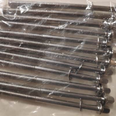 Taiwan Kick Drum Tension Rods 100mm x 5.23 mm M6 2020 Chrome image 4