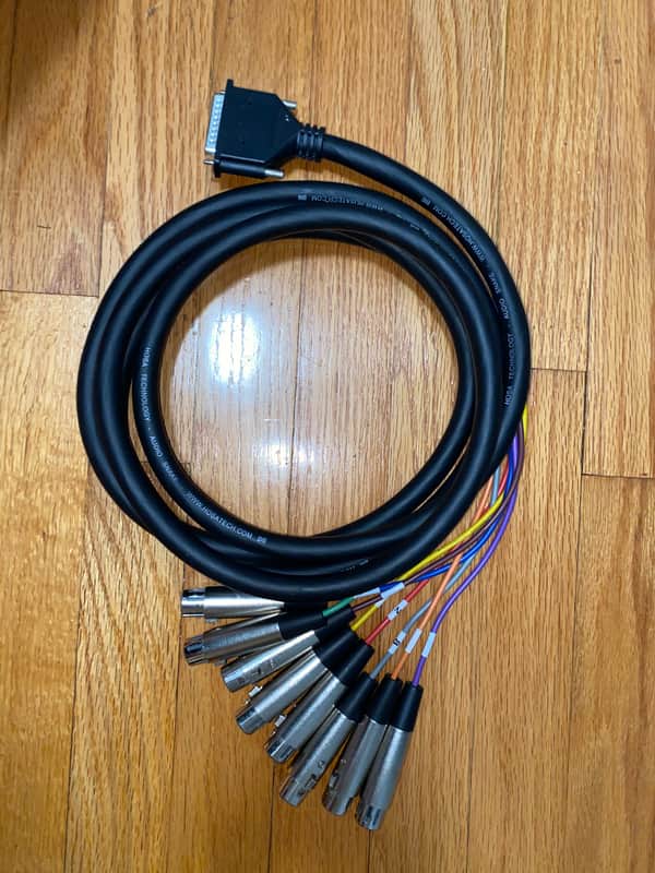 Hosa DTF803 DTF-803 XLR Female to DB25 - 3 Meter 2010s - Standard image 1