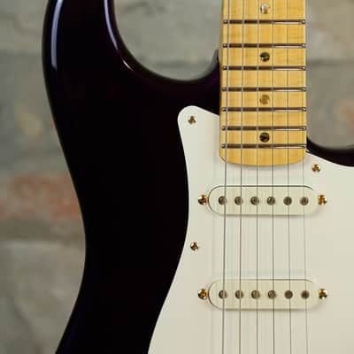 FENDER CUSTOM SHOP Stratocaster 1954 Reissue NOS - 2024 Limited Edition 70th Anniversary - Purple Metallic image 6