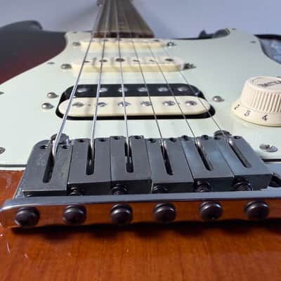 Fender American Elite Stratocaster - 2017 - 3-Color Sunburst, HSS Shawbucker, Ebony Fretboard, Noiseless Pickups image 13
