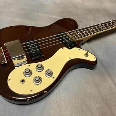 1970's Mosrite Model 350 Bass Mocha image 1