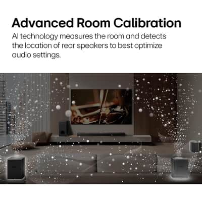 LG 9.1.5 Channel  Atmos Soundbar with Rear Speakers and Subwoofer image 6