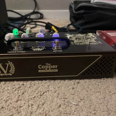 Victory Amps V4 The Copper Valve Overdrive/Preamp 2021 - Black image 2
