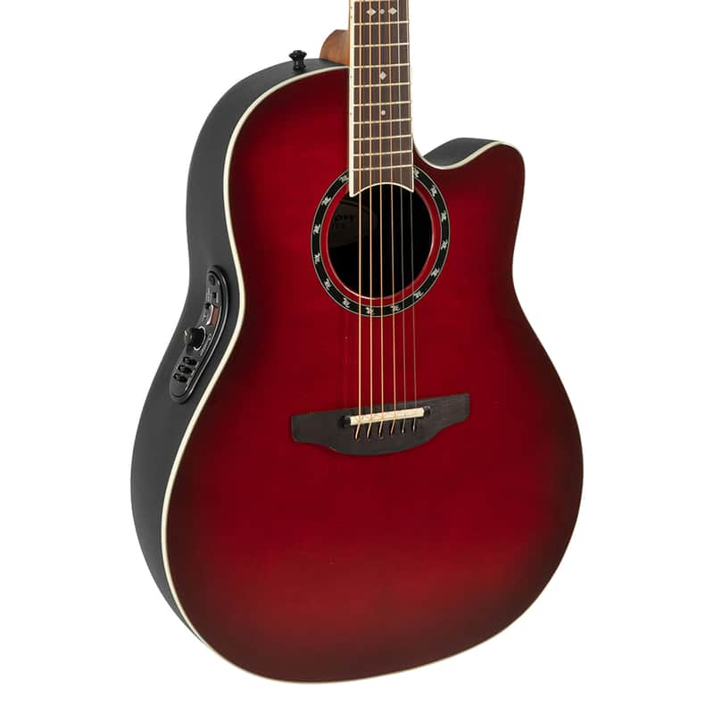 Ovation Pro Series Std Balladeer 2771AX-CCB A/E - Cherry Cherry Burst - Open Box image 1
