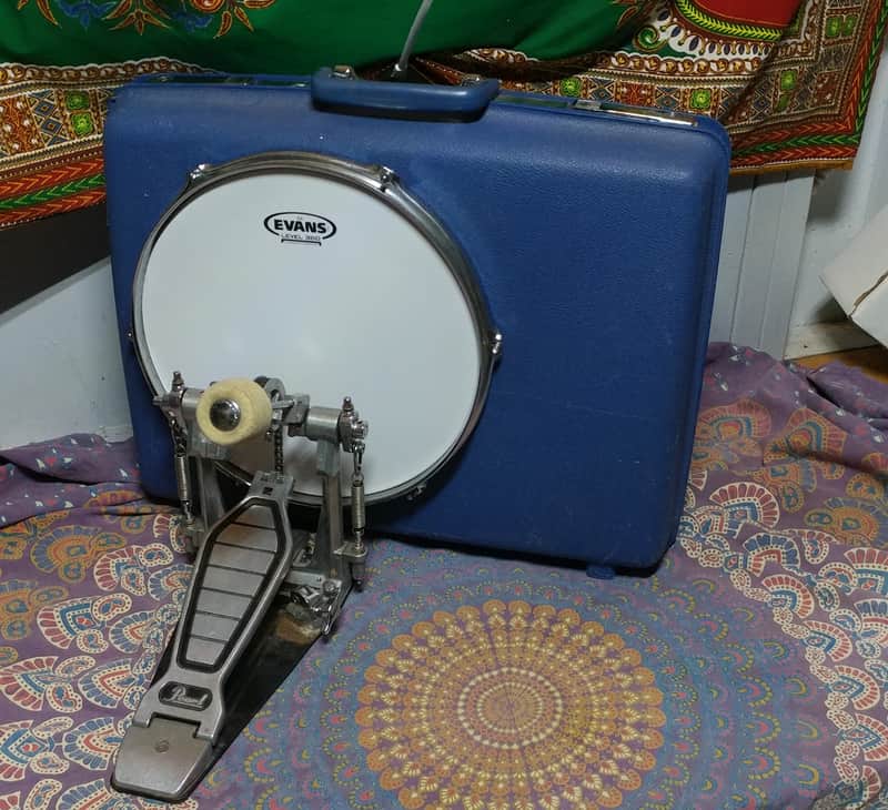 Vintage Suitcase Kick Drum image 1