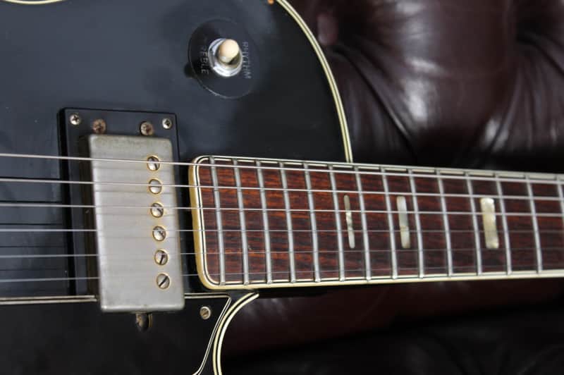 【激レア】JEDSON (ジェドソンレスポールカスタムジャパンビンテージ) Jedson Les Paul custom copy made in Japan 1970s - Black | Reverb
