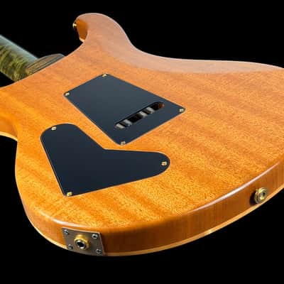 2018 Paul Reed Smith PRS Custom 24 Semi-Hollow Quilted 10 Top Wood Library ~ Trampas Green image 4
