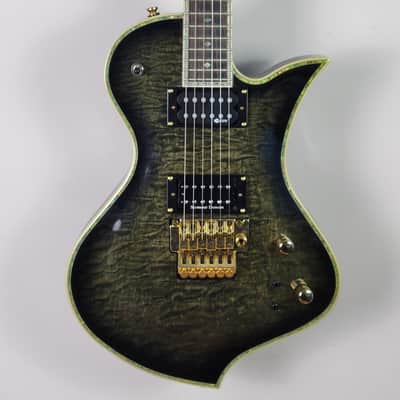 2009 Fernandes Ravelle Elite Tremolo With Sustainer - Trans Black