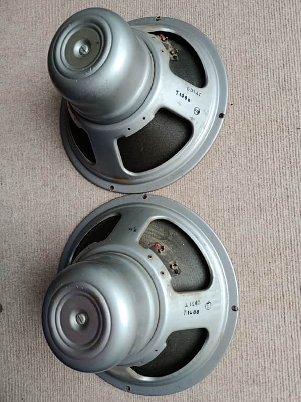 1971 Celestion G12 T1088 Alnico Grey Pulsonic cone T530 VOX image 1
