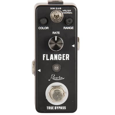 Rowin LEF-312 Vintage Analog Flanger with Static Filtering Guitar Effect Pedal True Bypass image 3