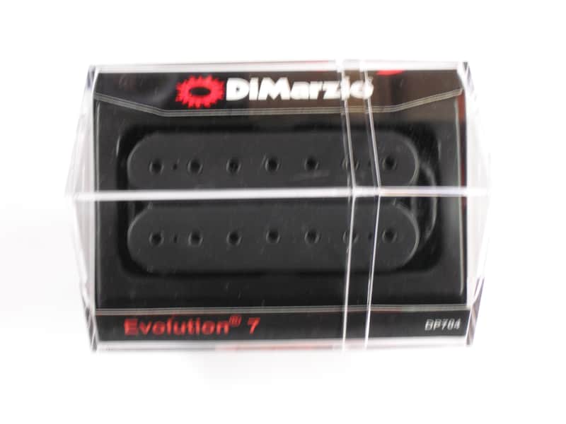 DiMarzio Evolution 7 String Bridge Humbucker Black W/Black Poles DP 704 image 1