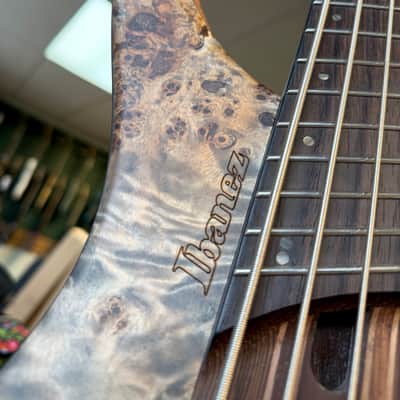 Ibanez EHB1505MS-BIF Bass Workshop 2022 - Black Ice Flat image 4