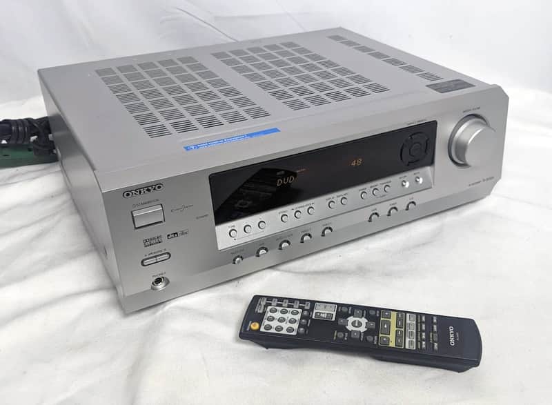 Onkyo TX-SR304 AV Receiver Amplifier Tuner Stereo Dolby Ditigal DTS Surround - Silver Bild 1