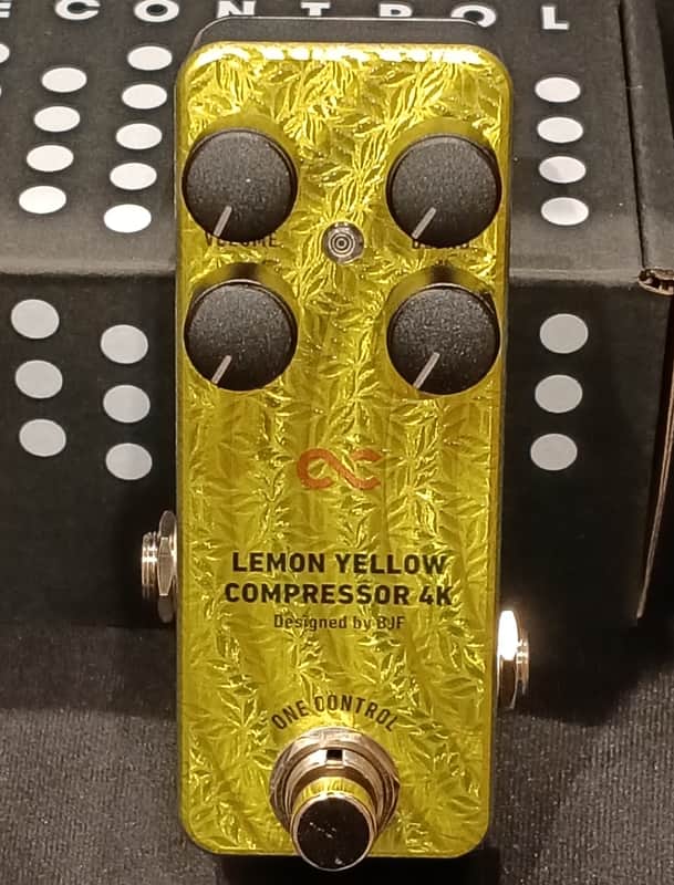 One Control Lemon Yellow Compressor 4K BJF Design V2 Mini Comp- Yellow image 1
