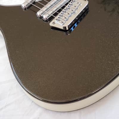 Danelectro Mod 6 HSS Made in Korea Rare Mid 90s Electric Guitar - Black Sparkle Finish + Gig Bag image 5