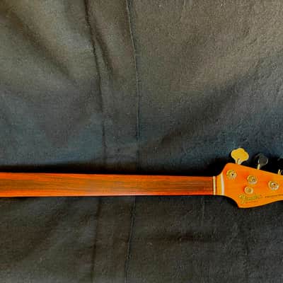 Factory-original 1983 Fender Precision Bass rosewood fretless neck in excellent condition. Free shipping! image 2