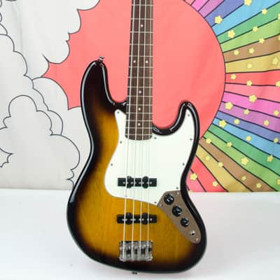 Used Squier Affinity Jazz Bass, Maple Fretboard, 3-Color Sunburst image 2