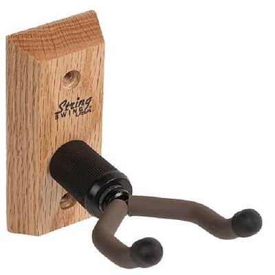 String Swing- CC01UK-O, ukelele/mandolin hanger, wall mount, oak image 1