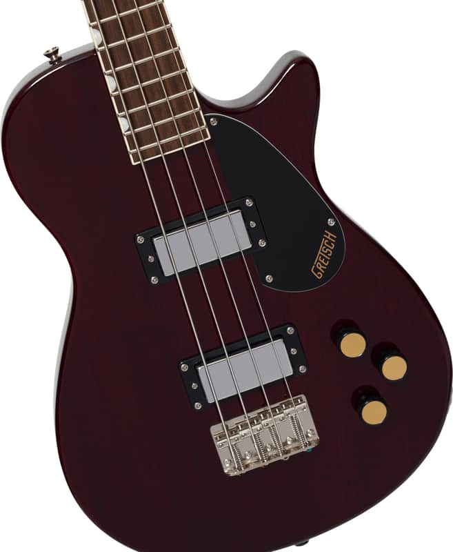 Gretsch Streamliner Jet Club Single-cut Electric Bass Guitar Walnut Stain image 1