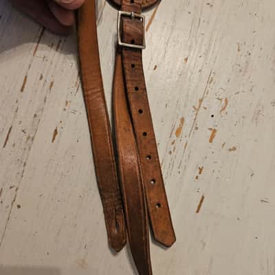 Gibson Vintage Leather Guitar Strap image 5
