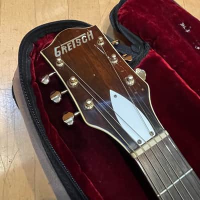 Vintage Gretsch solid spruce top acoustic / electric guitar  Sun valley  60’s  - Natural nitrocellulose image 25
