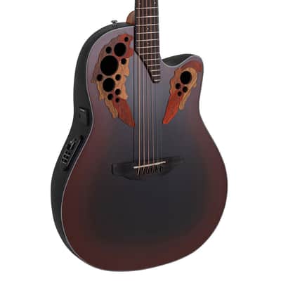 Ovation Celebrity Elite CE44-RRB A/E Guitar - Reverse Red Burst - Open Box image 1