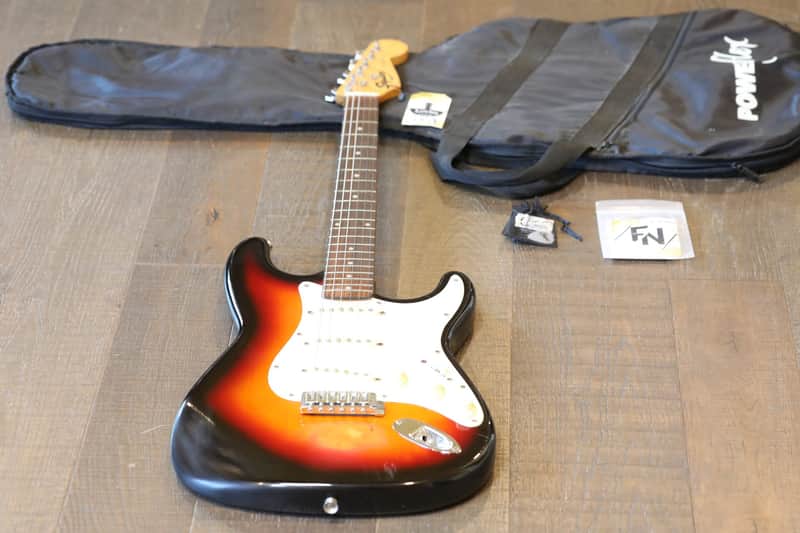 Squier Stratocaster Electric Guitar Sunburst Made in Korea + Gig Bag image 1