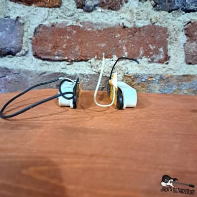 Lawsuit Era S-Style Single Coil MIJ Pickups - Set of 2 (6.12K & 4.7K) (1970 - White) image 4